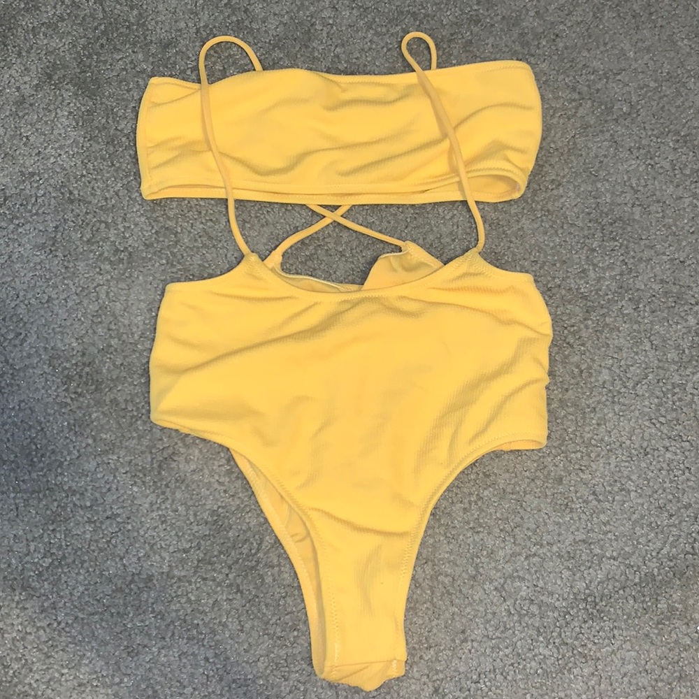 Yellow Bathing suit